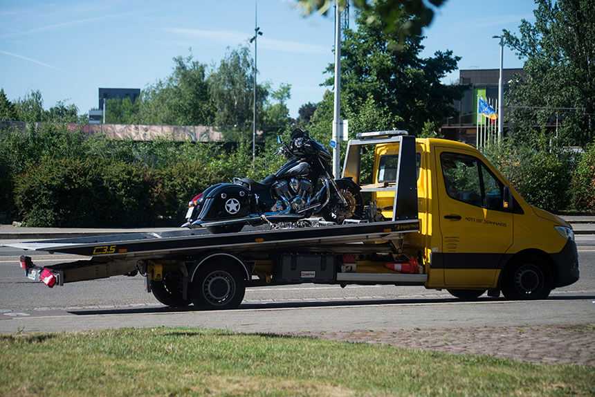 Open Motorcycle Transport